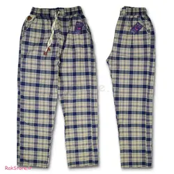 شلوار پنبه چهارخانه فیکس