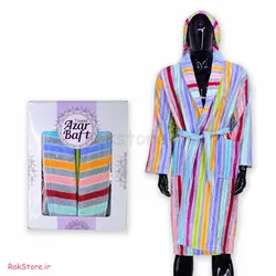 حوله تن پوش راه راه آذربافت