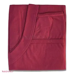 زیرپوش ابریشم رکابی خشتی نخی XL