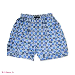 شورت ابریشم پادار چاپی XXL