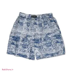 شورت ابریشم پادار چاپی XXL