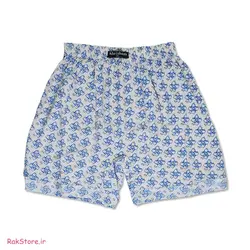شورت ابریشم پادار چاپی XXL