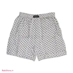 شورت ابریشم پادار چاپی XXL