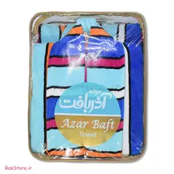 حوله تن پوش راه راه آذربافت L