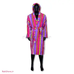 حوله تن پوش راه راه آذربافت