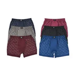شورت نیم پا چاپی وال سایز XXL