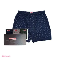 شورت پادار چاپی کریستال XXL