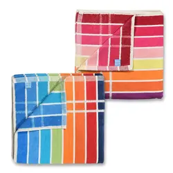 حوله نیم حمام راه راه پرناز