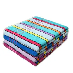 حوله نیم حمام راه راه آذربافت