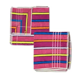 حوله نیم حمام راه راه آذربافت