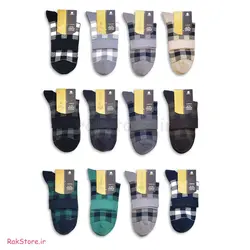 جوراب مردانه نیم ساق بوگارو 4152