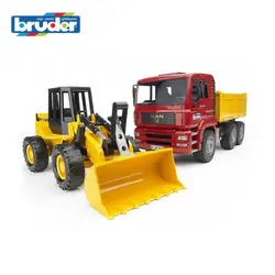 ماکت بیل مکانیکی وکامیون BRUDER