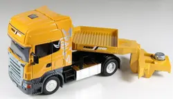 ماکت تریلی+لودر لیبهر