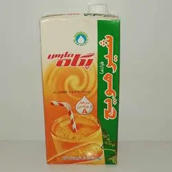 شیر هویج ۱ لیتری پاکتی پگاه با زمان ماندگاری طولانی