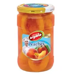 کمپوت هلو ماهوند ۶۸۰ گرمی شیشه ای