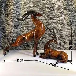 مجسمه بز کوهی جفتی