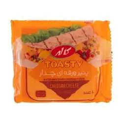 پنیر ورقه ای چدار ۱۰ عددی کاله