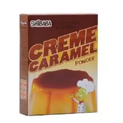 پودر ژله ۱۰۰ گرمی مارک شیبابا با طعم کرم کارامل