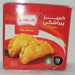 خمیر پیراشکی نان و شیر ۵۲۰ گرمی ۱۵ عددی ممتاز