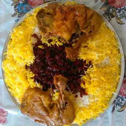 زرشک پلو با مرغ