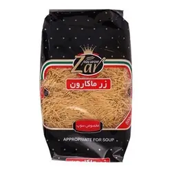 ماکارونی خرد شده ( فرم فیدلی) مخصوص سوپ ۵۰۰ گرمی زر ماکارون