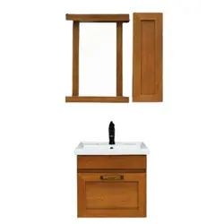 ست کابینت و روشویی مدل بردیا به همراه آینه و باکس