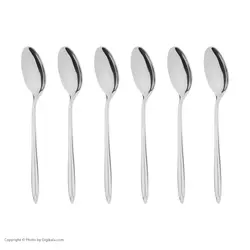 قاشق چای خوری ناب استیل مدل Palermo بسته 6 عددی
