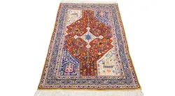 گلیم فرش دستباف یک و نیم متری کد 970951