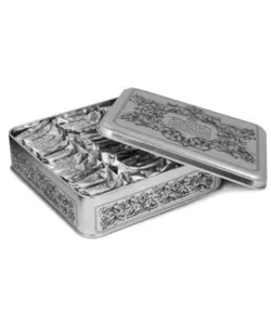 گز لقمه ای 30% پسته (جعبه فلزی) آنتیک