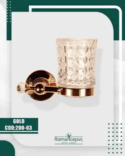 اکسسوری کد 200 لیوان مسواک طلایی