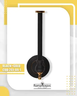 اکسسوری 201 مشکی طلایی دستمال کوتاه