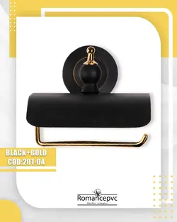 اکسسوری 201 مشکی طلایی دستمال