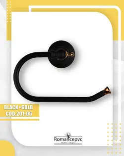 اکسسوری 201 مشکی طلا حوله حلقه