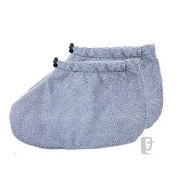 پاپوش حوله ای پارافین تراپی بند دار طوسی