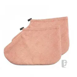 پاپوش حوله ای پارافین تراپی بند دار گلبهی