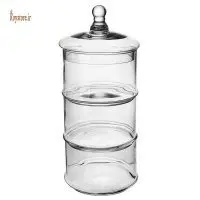 برج شکلات و تنقلات سه طبقه شیشه ای