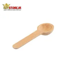 قاشق پیمانه ادویه بامبو کوچک چهار عددی Spoon Bamboo