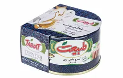 کنسرو ماهی تون در روغن گیاهی طبیعت