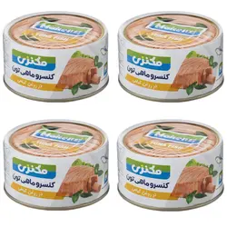 کنسرو ماهی تون مکنزی در روغن گیاهی - 180 گرمی بسته 4 عددی