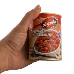 کنسرو لوبیا چیتی با قارچ ماهوند - 350 گرمی