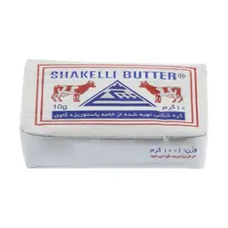 کره حیوانی پاستوریزه شکلی - 10 گرم - بسته 12 عددی