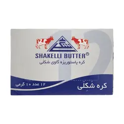 کره حیوانی پاستوریزه شکلی - 10 گرم - بسته 12 عددی