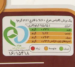 کالباس قارچ و مرغ 60 درصد گوشتیران وکیوم - 300 گرم