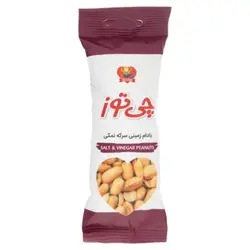 بادام زمینی با طعم سرکه نمکی چی توز - مقدار 40 گرم