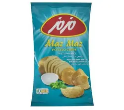 چیپس مزمز با طعم ماست و ریحان - 60 گرمی