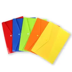 پوشه دکمه دار - مدل A4 - بسته بندی5 عددی