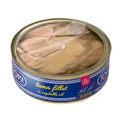 کنسرو ماهی فیله تن در روغن گیاهی تاپسی - مقدار 240 گرم