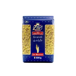 ماکارونی گراندی زر ماکارون - بسته بندی 500 گرمی