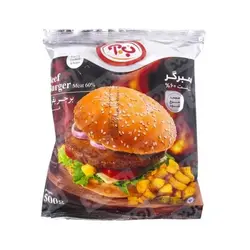 همبرگر 60% گوشت ب.آ - مقدار 500 گرم
