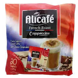 کاپوچینو مدل فرنچ رست علی کافه - بسته 20 عددی